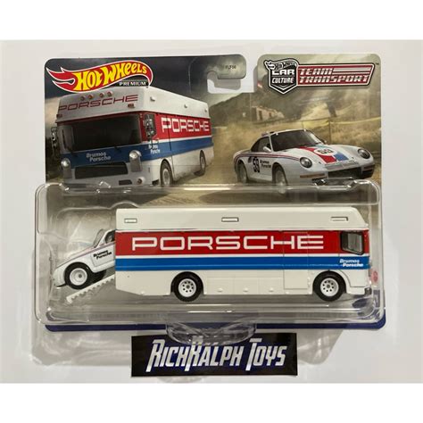 Hot Wheels Premium Team Transport Porsche Euro Hauler Shopee Philippines