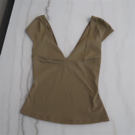 Free People Nude Duo Corset Cami Perfect Condition Depop
