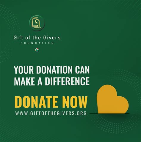 Every donation makes a... - Gift of the Givers Palestine | Facebook