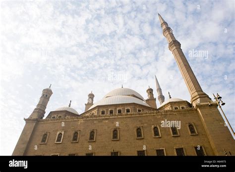 Muhammad Ali Moschee Zitadelle Kairo Gypten Afrika Stockfotografie