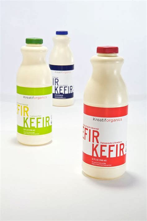 Kreatiforganics Kefir On Behance Yogurt Packaging Yogurt Kefir