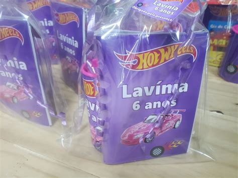 Lembrancinha Kit Hot Wheels Personalizado Elo7