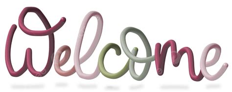 3d Welcome Balloon Cute Design Hd Free Download Psd Welcome 3d