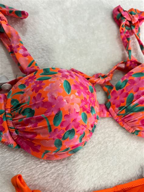 BIKINI BRASILEÑO 2 PIEZAS M L1479 NARANJA Ana Hidalgo