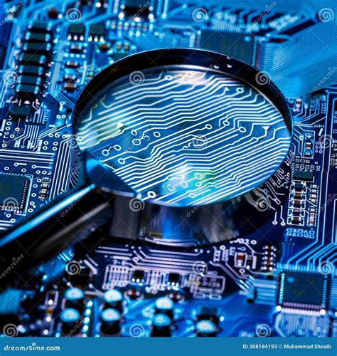 Computer Security System Magnified, Emphasizing Importance of