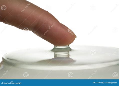 Water Surface Tension Demonstration Stock Photo - Image: 21397120