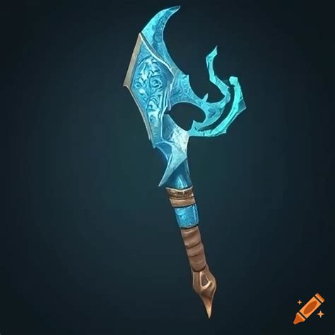 Image Of A Magical Battle Axe On Craiyon