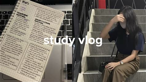 Study Vlog Productive Study Vlog Studying For Midterms YouTube