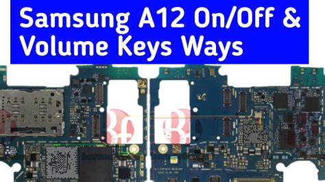 Sm 125 On Off Button Ways Samsung A12 On Off Button Ways A12 Volume Keys Ways Youtube