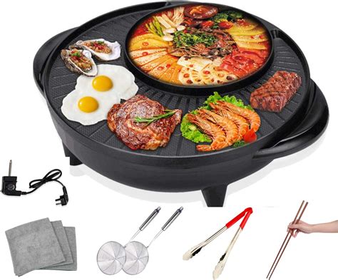 Circular Korean BBQ Grill Combo With Hot Pot Bahrain Ubuy
