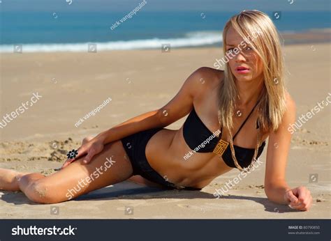 Sexy Beach Girl Micro Bikini 스톡 사진 Shutterstock