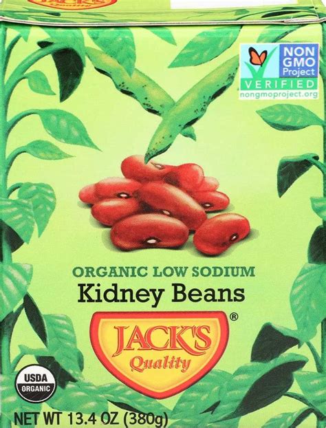 Jack's Quality Organic Low Sodium Kidney Beans (8 Pack) – Martie