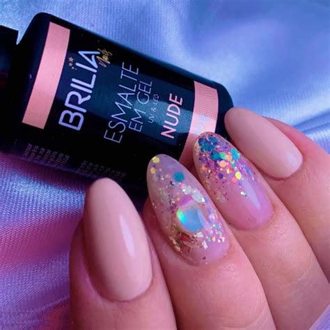 Esmalte Em Gel Brilia Nails Nude G Usina Das Unhas