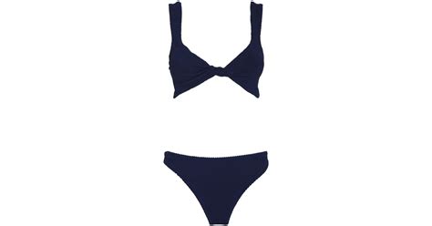 Hunza G Juno Bikini In Blue Lyst