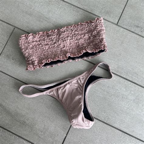Ama Bikini Set Worn Once Top M Bottoms S Depop