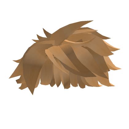 Fluffy Messy Anime Hair Blonde Roblox
