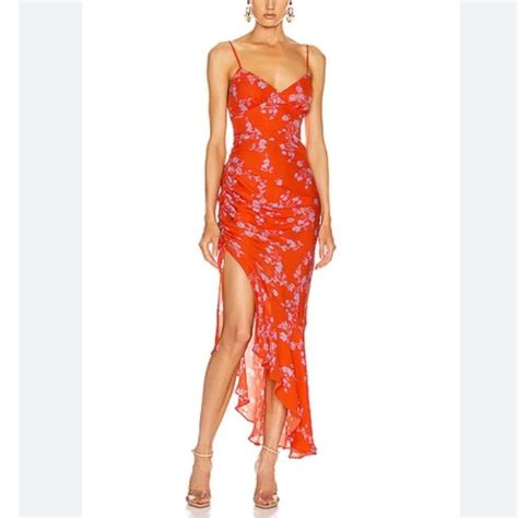 NWT Nicholas poppy floral dress в 2024 г | Вечерние платья, Платье из ...