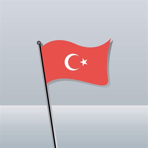 Illustration of Turkey flag Template 13120167 Vector Art at Vecteezy