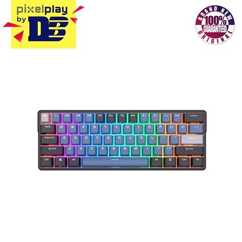 Royal Kludge Rk Plus Tri Mode Rgb Keys Hot Swappable Mechanical Keyboard Black Brown Switch
