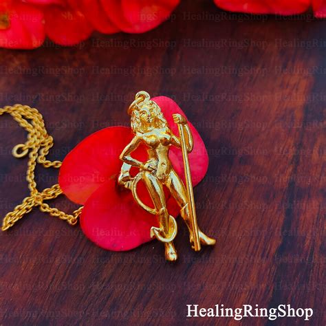 Devil Demon Lilith Pendant Gothic Nude Beauty Pendant Nude Art Horned Demon Necklace Sex