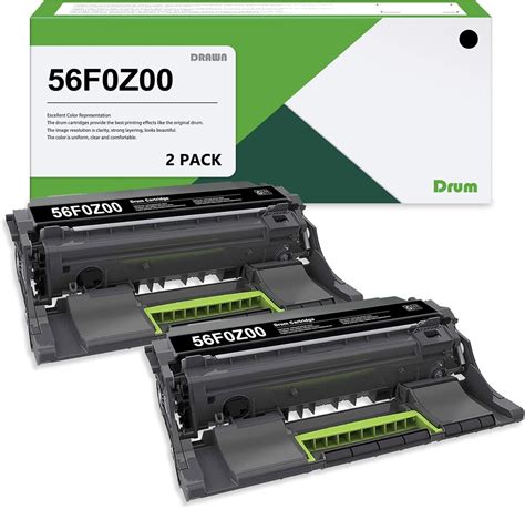 Amazon.com: 56F0Z00 Drum Unit - DRAWN 2 Pack 56F0Z00 Imaging Drum ...