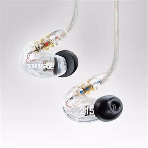 Shure Se215 Cl Sound Isolating Earphones Clear Reverb