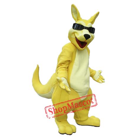 Cool Adult Kangaroo Mascot Costume