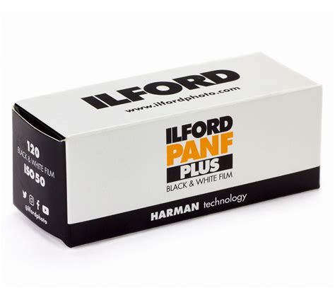 Фотопленка Ilford PAN F PLUS 50, 120 формат купить за 1090 руб.