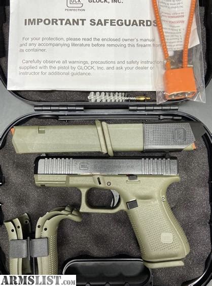 Armslist For Sale Glock 19 Battlefield Green Gen 5 Front Serrations New