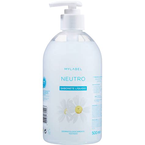 O Que Sabonete Neutro - Sabonete Líquido Neutro MyLabel - emb. 500 ml | Continente Online