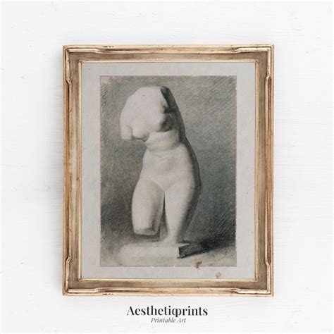 Female Nude Sketch Etsy