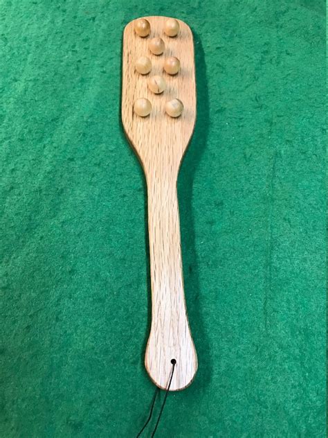 Oak Tenderizer Bath Brush Spanking Paddle Mature Etsy