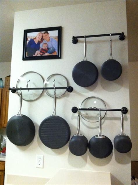 How To Choose The Right Rack For Hanging Pots and Pans | Kitchen wall ...