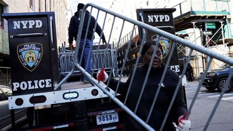 New York Prepares For Donald Trump S Surrender Security Beefed Up As