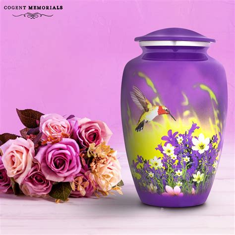 Cogent Memorials Natures Peace Hummingbird Adult Large Cremation Urn