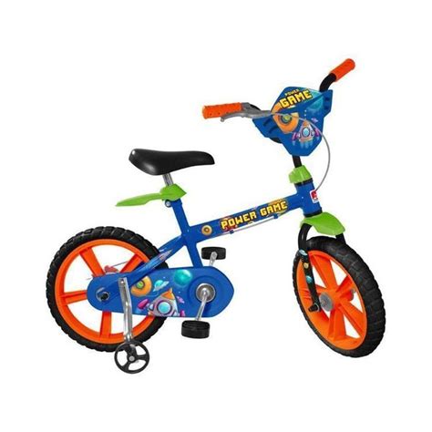 Bicicleta Bandeirantes Aro 14 - Bicicleta Infantil Aro 14 Bandeirante Power Game - Azul | Netshoes