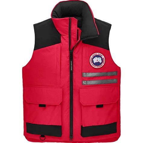 Canada Goose Goose Duncan Down Vest in Red for Men - Lyst