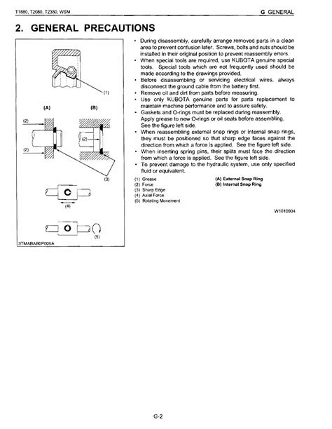 Kubota T1880 T2080 T2380 Lawn Tractor Service Repair Manual