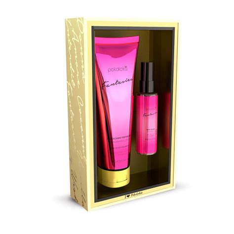 Kit Body Splash Perfumado Fantasies Pokaloka Ml Hidratante Ml