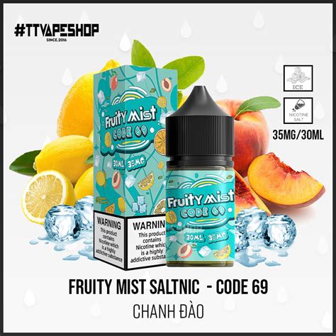 Fruity Mist Saltnic Mg Ml Code Chanh O