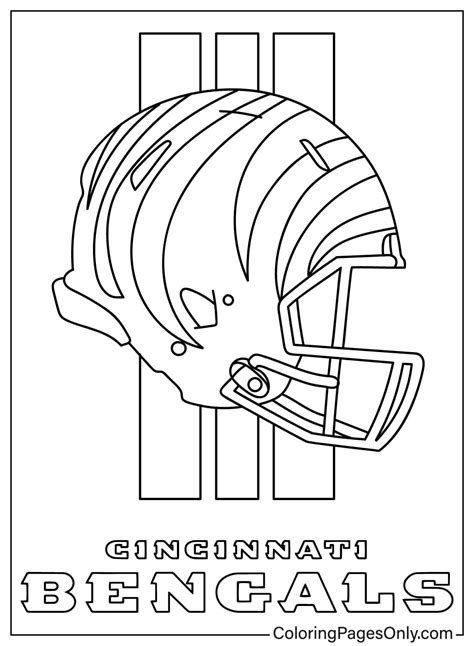 Printable Cincinnati Bengals Coloring Pages - prntbl.concejomunicipaldechinu.gov.co