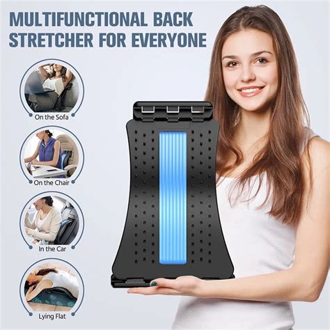 Back Stretcher Magnetotherapy Multi Level Adjustable Back Massager