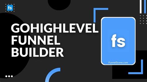 Gohighlevel Funnel Builder Funnel Scene