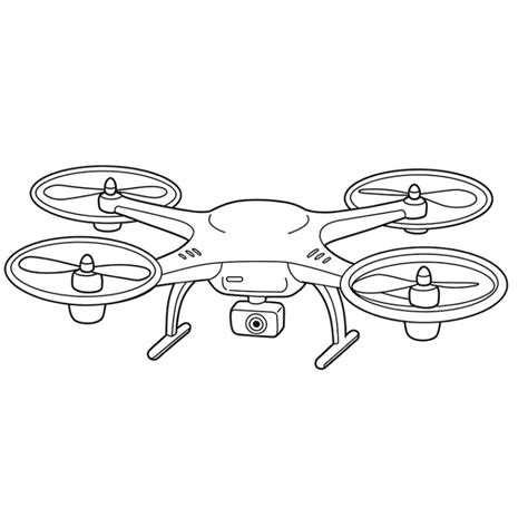 Drone Para Colorir - Desenhos de Drone para Imprimir e Colorir