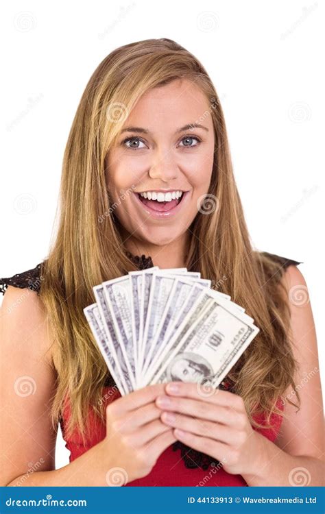 Blonde Showing Her Index Finger Stock Image Cartoondealer