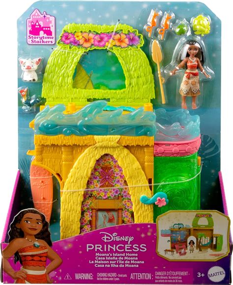 Mattel Disney Princess Moanas Island Home Playset With Mini Doll