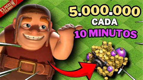 FARMEA 5 000 000 de ORO y ELIXIR cada 10 MINUTOS Usando Este Ejército