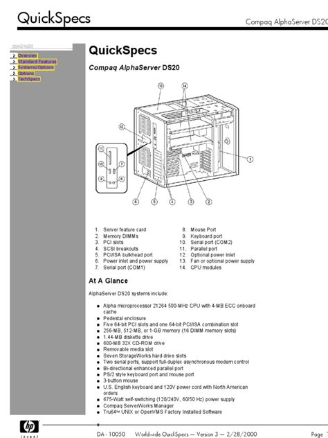 compaq alphaserver ds    floppy disk hard disk drive