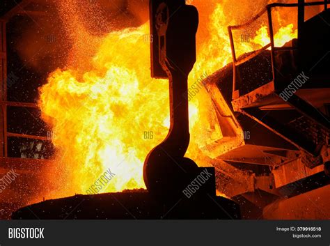 Red Hot Steel Metal Image Photo Free Trial Bigstock