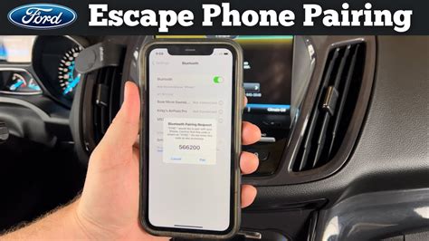 How To Pair Phone With 2013 2019 Ford Escape Bluetooth Sync IPhone